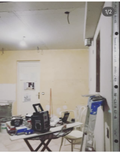 cuisine fermée années 70 avant travaux rénovation