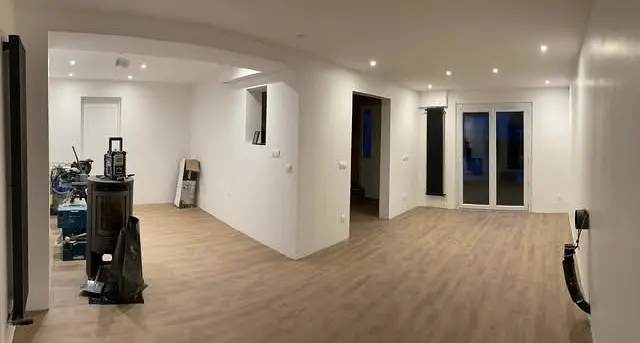 rez-de-chaussée après démolition ouverture cuisine salon