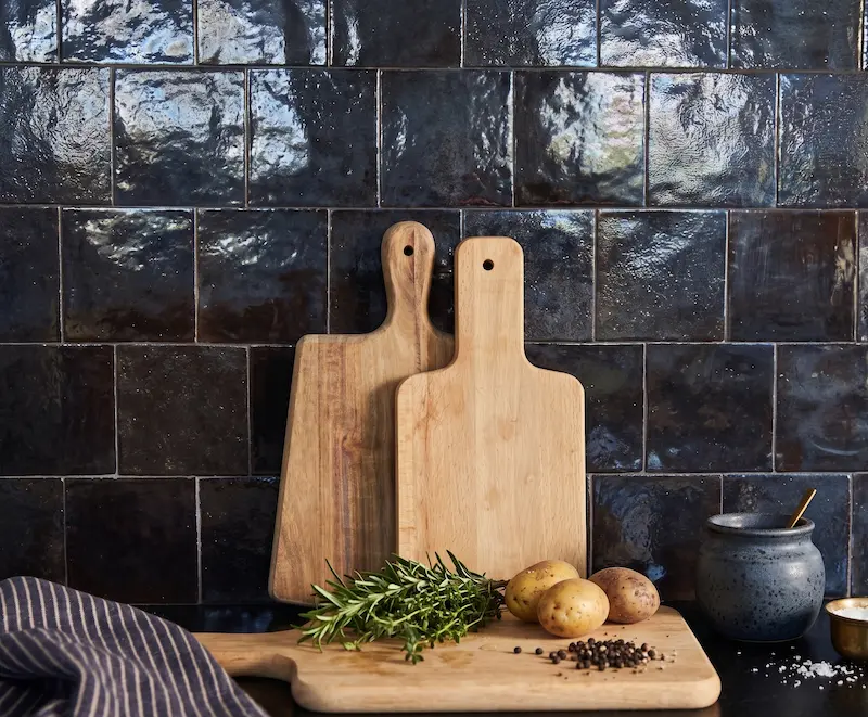 Mon effet zellige en credence de plaque de cuisson